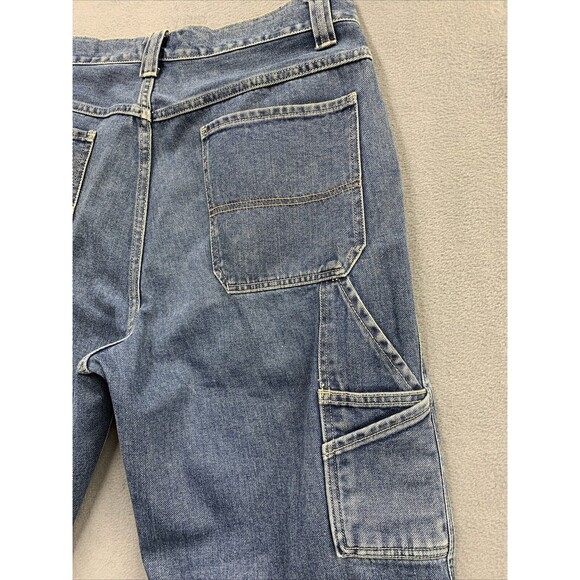 Old Navy Brand Painters Denim Jeans Men's No Size Tag 34X29 Construction Work - Picture 15 of 16